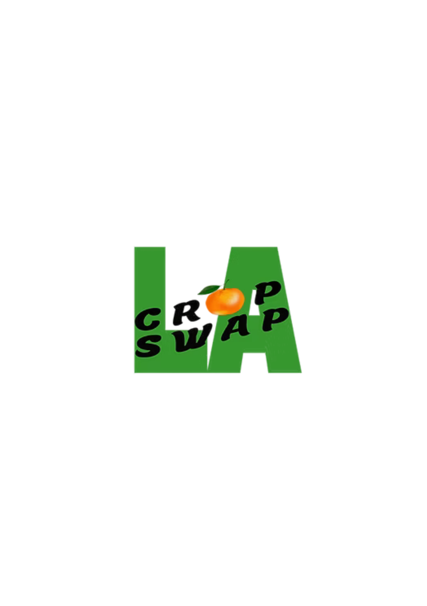Crop Swap LA logo – building food equity through community farming.